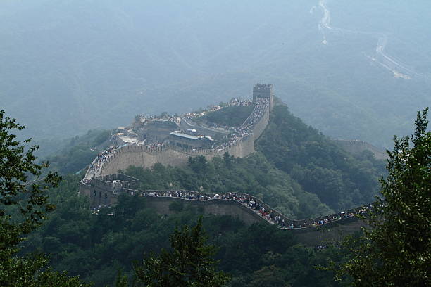 le chinese wall - jiankou photos et images de collection