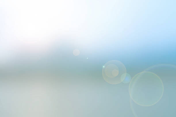 istock Abstract nature blurred background in blue-turquiose tone 517750008