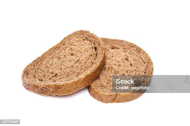 Zwei Scheiben Brot Stockfoto und mehr Bilder von Brotscheibe - Brotscheibe, Zwei Gegenstände, Scheibe - Portion