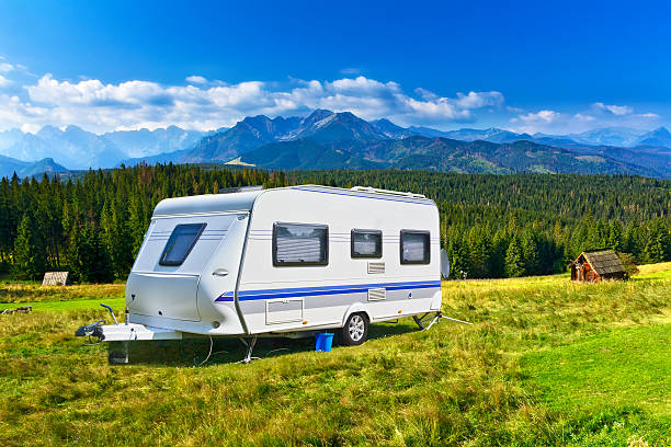 istock Mobile Home in the mountains 517777655