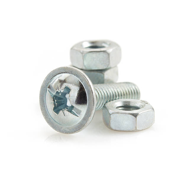 istock metal screws and nut tool on white 517777847
