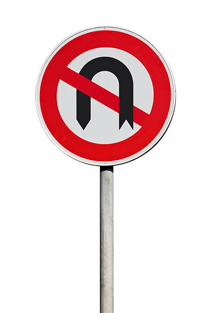 No U-turn traffic sign