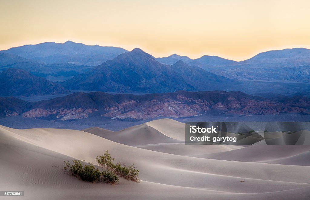 Death Valley Dunes The sand dunes of Death Valley National Park, California, USA. Arid Climate Stock Photo