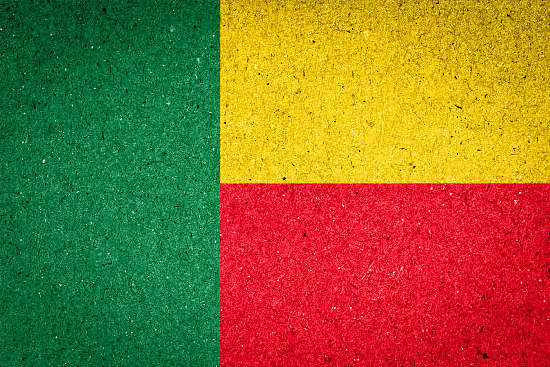 istock Benin flag on paper background 517795825