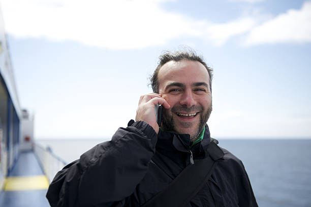 istock happy man in the ferry 517796495
