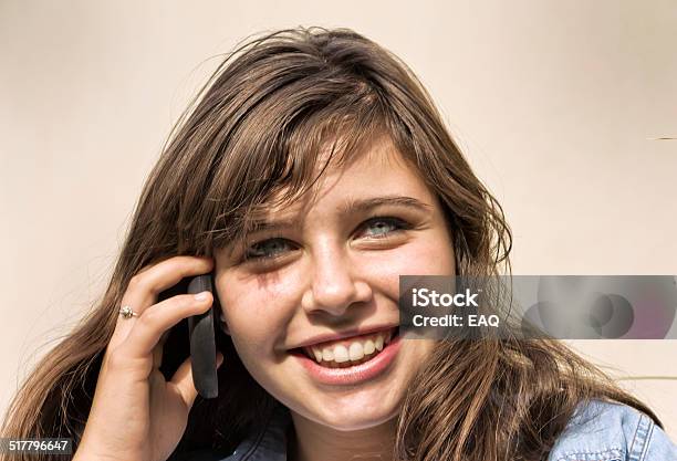 Teen With Smartphone Stock Photo - Download Image Now - 14-15 Years, Activity, Adolescence