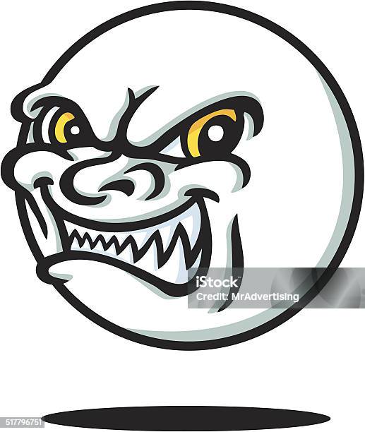 Angry Ball Stock Illustration - Download Image Now - Human Face, Activity, Adult