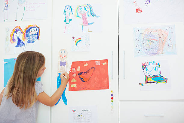 istock Finishing off her latest masterpiece 517797103