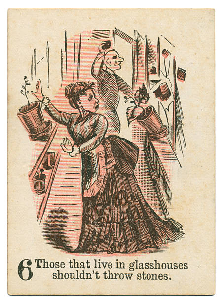 istock Playing card 1890s Victorian proverb hypocrisy 517797464