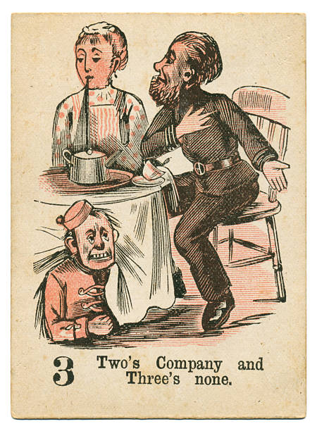 istock Playing card 1890s Victorian proverb gooseberry 517797524