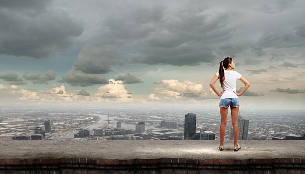 istock Girl in shorts 517797679