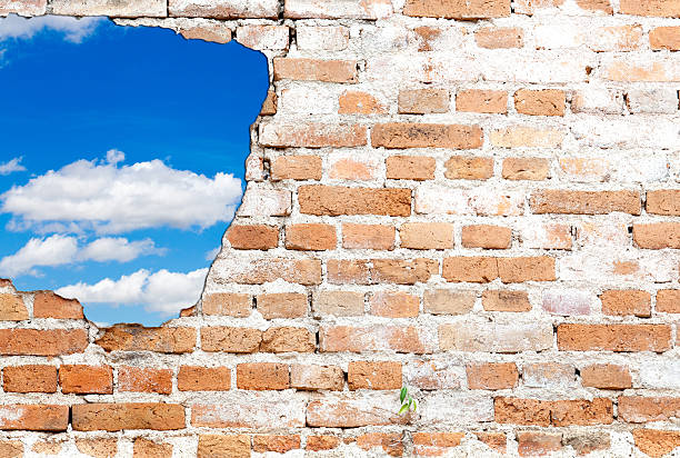 istock Colorful sky and clouds on the wall background 517798913