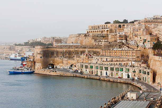 istock Misty morning on Malta. View on Valletta. 517799076