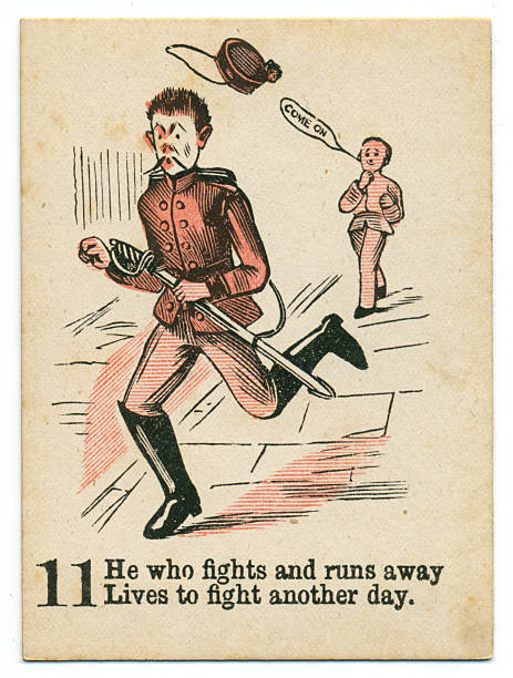 istock Playing card 1890s Victorian proverb prudence 517799306
