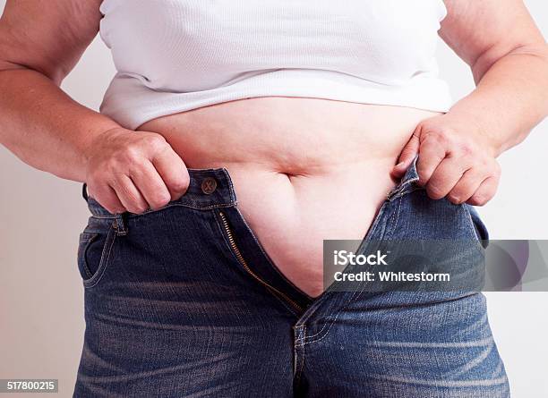 Fat Stock Photo - Download Image Now - Adult, Bulimia, Casual Clothing