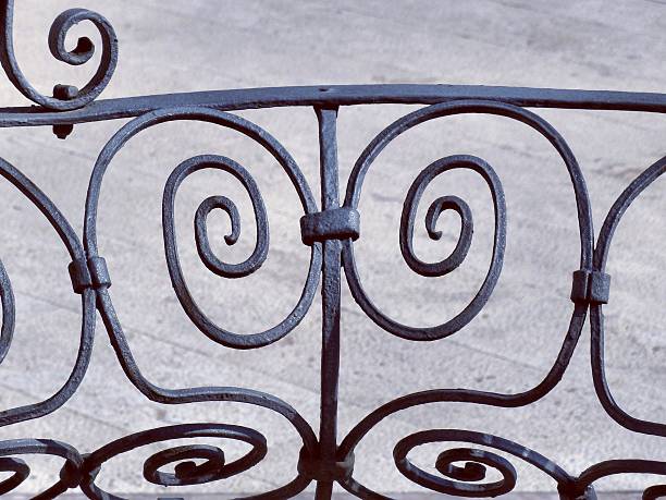 istock Spiral fence ornament. 517800335