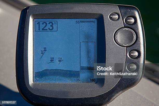 Fish Finder Closeup Stock Photo - Download Image Now - Fish, Sonar, Fishing