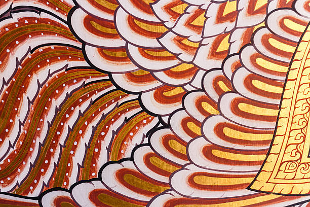 istock Traditional Thai art on temple wall 517801454