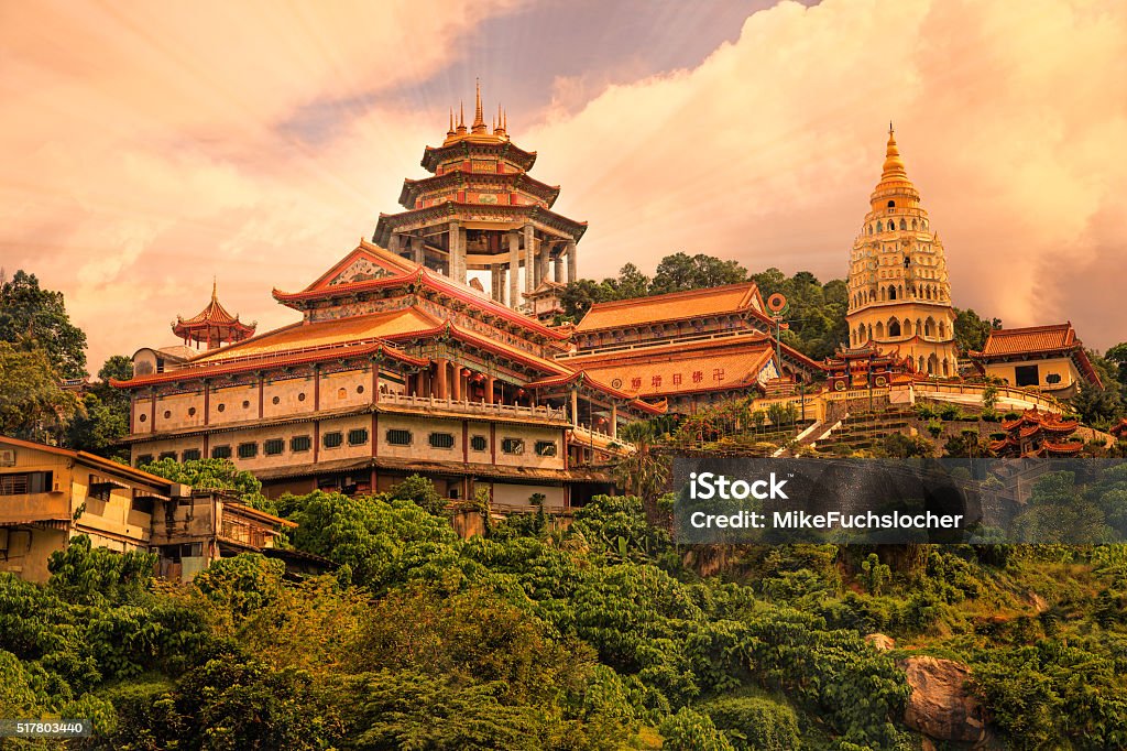 Buddhist temple Kek Lok Si in Penang Malaysia Stock Photo