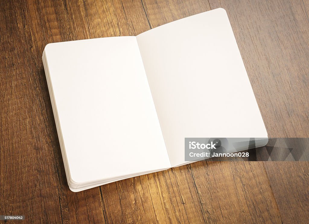 Leere Katalog Zeitschriften Buchen Mockup Auf Holz Hintergrund