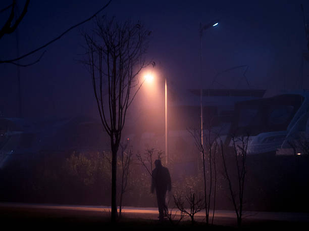 istock Foggy Person Silhouette 517804528