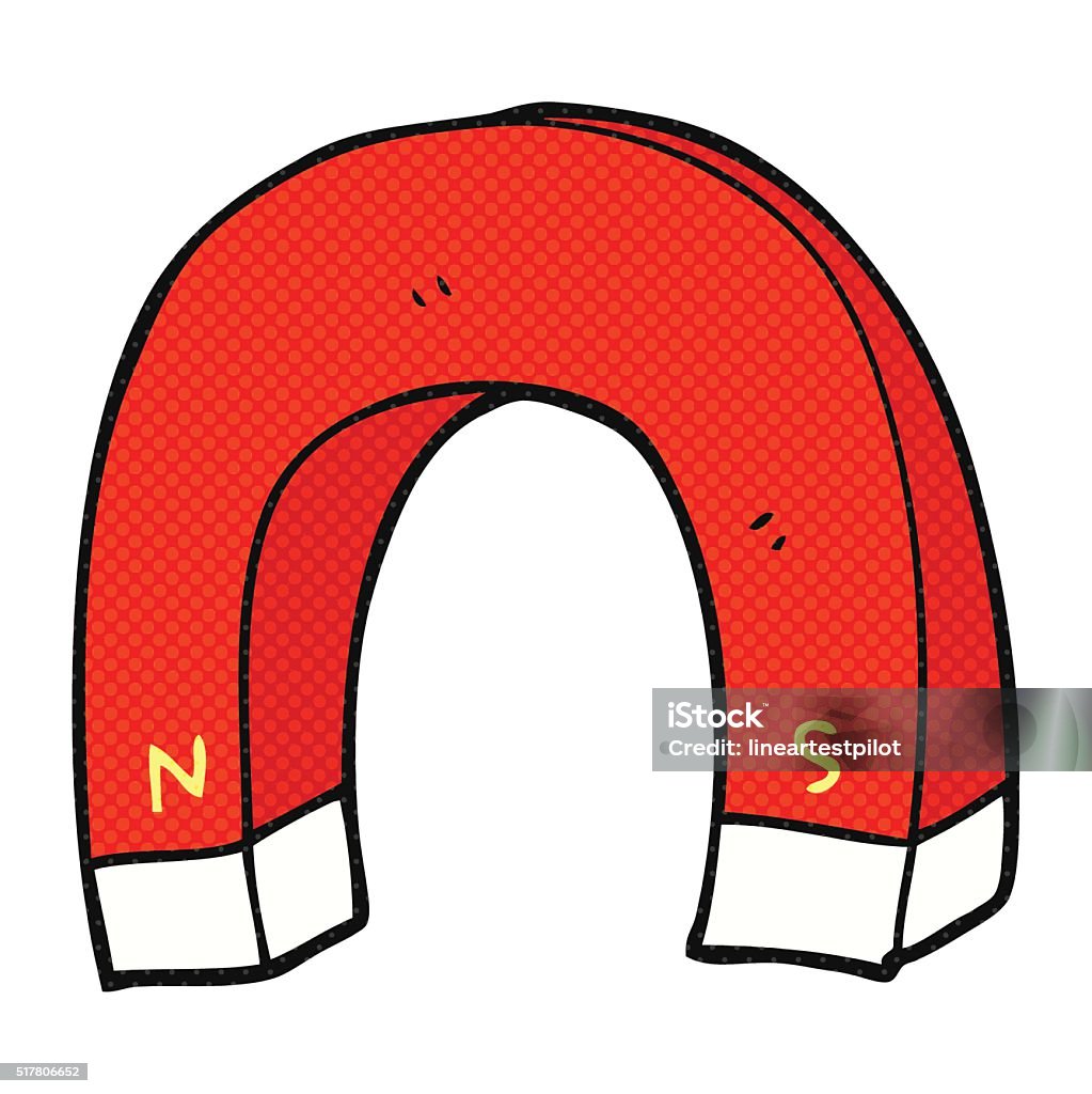 Cartoon Magnet Example Cartoon Magnet Stock Illustration - Download Image Now - Bizarre, Clip ...