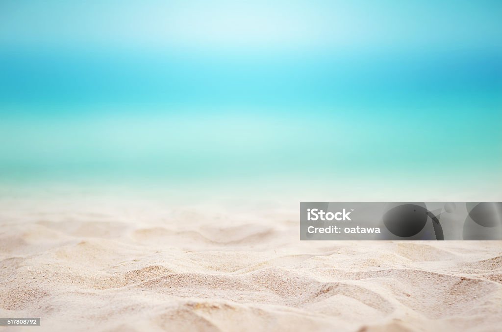Summer beach background. Summer concept with sandy beach Sand Stock Photo