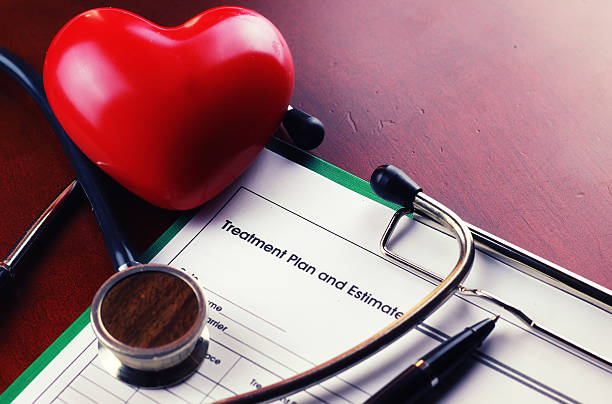 istock cardiologist stethoscope paper insurance 517809572