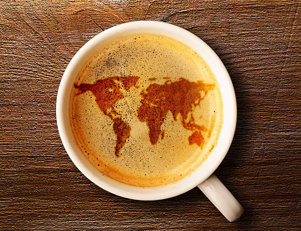 istock cup of fresh espresso on table 517812119