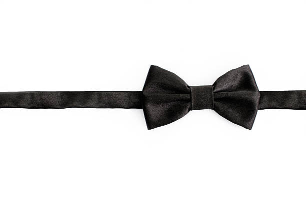 istock Black bow tie isolated on white background with clipping path 517815229
