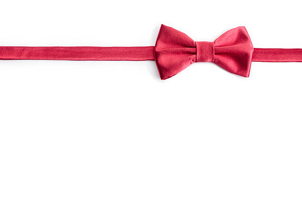 istock Red bow tie isolated on white background with clipping path 517815235