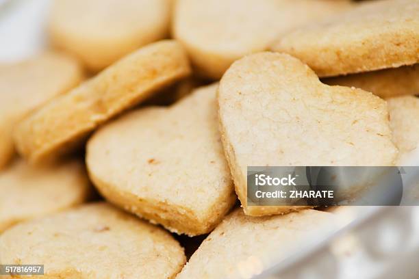 Heartshaped Cookies Stock Photo - Download Image Now - Baked, Baked Pastry Item, Bakery