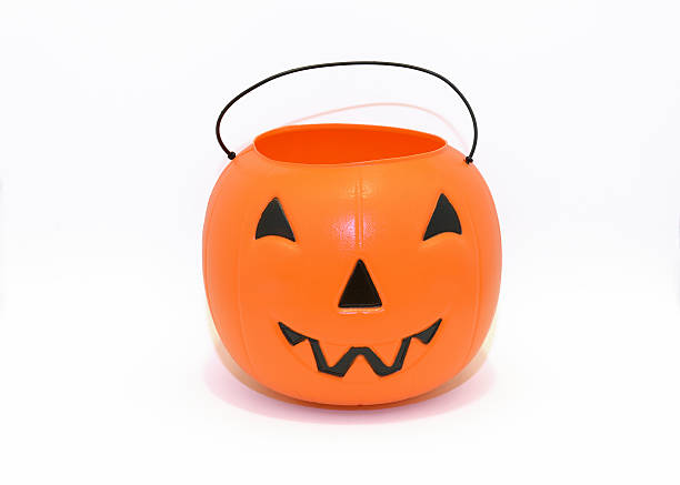 istock Halloween Pumpkin candy bucket for trick-or-treating 517818571