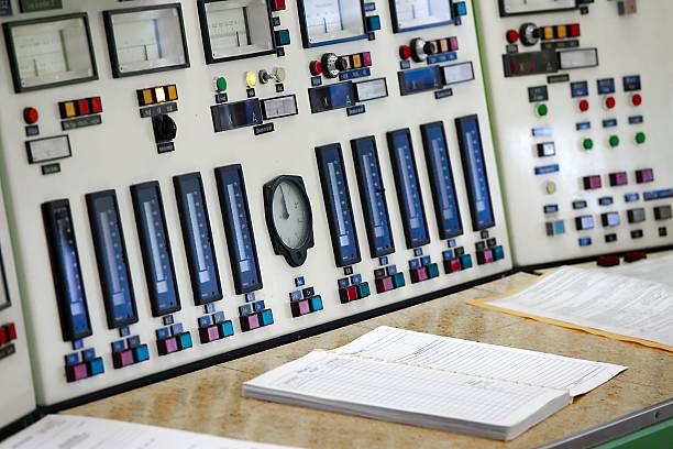 control room - nuclear monitoring bildbanksfoton och bilder