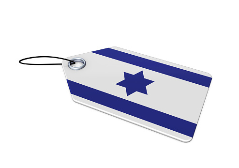 Israel Flag on Price Tag