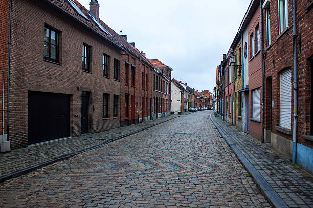 istock Traditional brick houses in Bruges 517830759