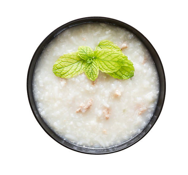 istock Chinese rice gruel in bowl 517839294