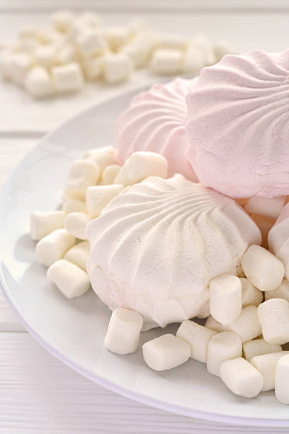 istock Marshmallow in the assortment on a plate 517840440