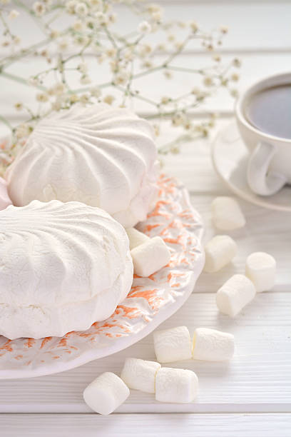 istock Marshmallow in the assortment on a plate 517840598