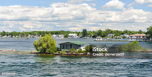 House On The Thousand Islands Stock Photo - Download Image Now - Residential Building, River, Building Exterior