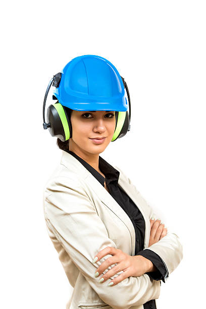 istock Young woman in protective workwear 517846783