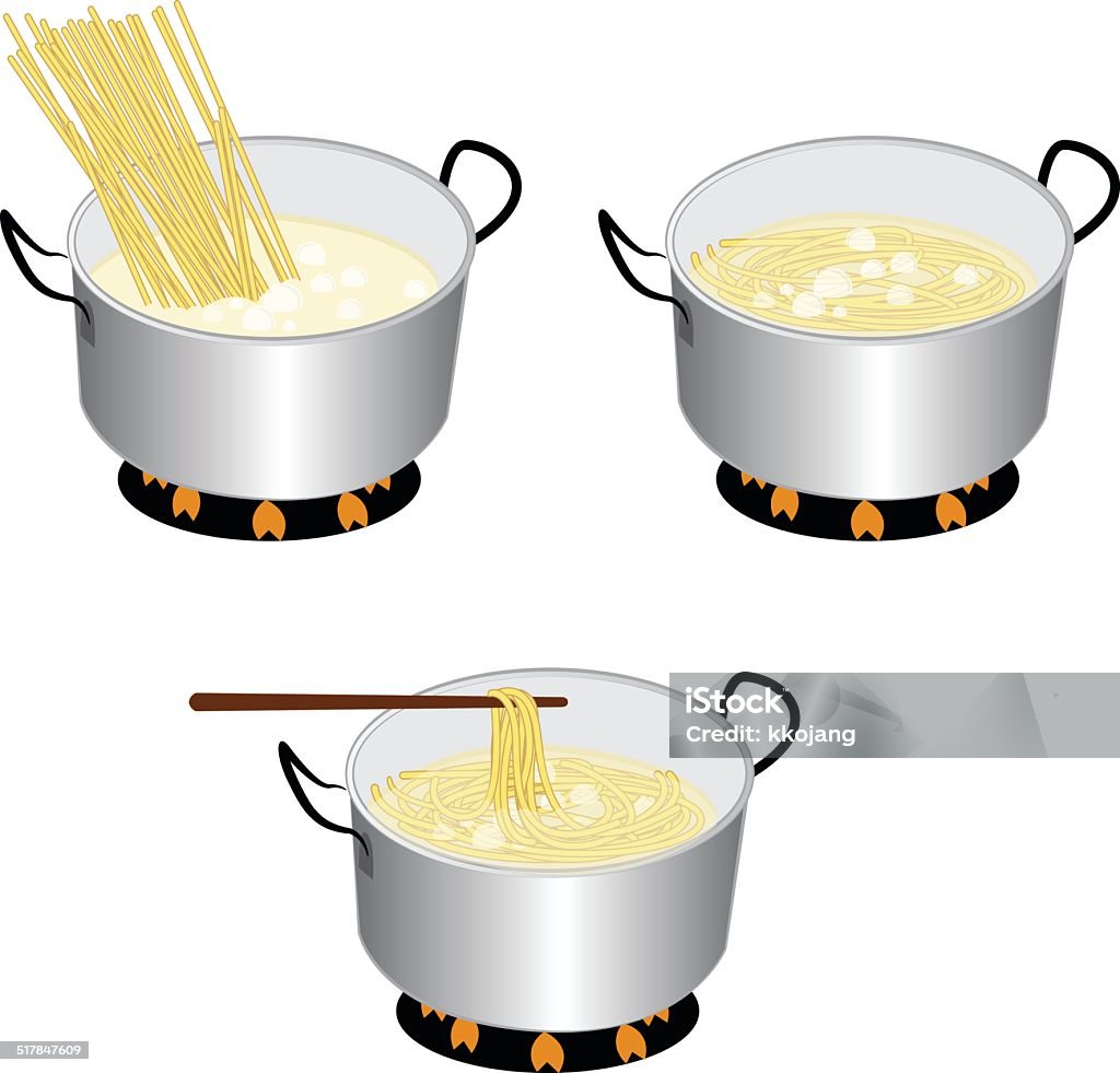 spaghetti - Lizenzfrei Asiatische Nudeln Vektorgrafik