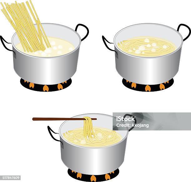 Spaghetti Stock Vektor Art und mehr Bilder von Asiatische Nudeln - Asiatische Nudeln, Gar gekocht, Garkochen