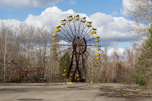 istock UKRAINE. Chernobyl Exclusion Zone. - 2016.03.19. Abandoned amusement 517847734