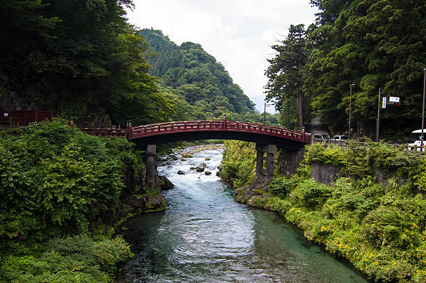 istock Bridge above the river in japan 517849067