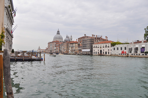 Venice, Italy - August 17, 2014: The Peggy Guggenheim collection is a major museum and landmark
