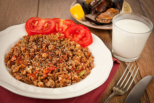 istock Turkish Kokorec - lamb intestine food portion 517851405