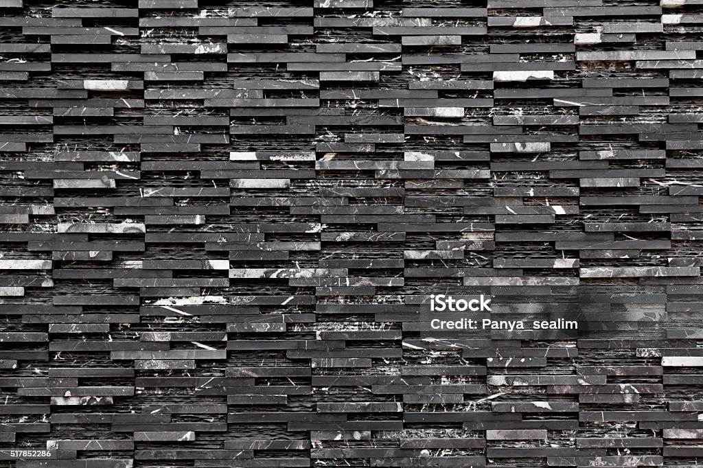 Stone Wall Background Random Black Granite Stone Wall Stock Photo -  Download Image Now - iStock