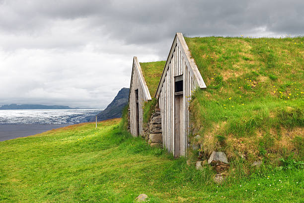 istock Old traditional Icelandic farm 517852659