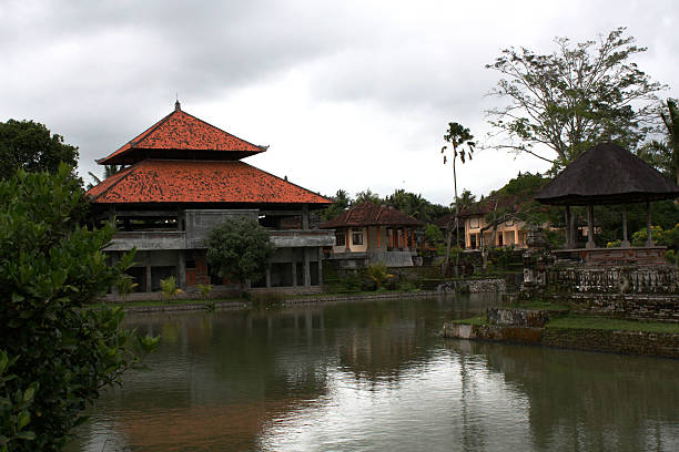 Old Balinese temple on the lake